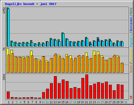 Dagelijks bezoek - juni 2017